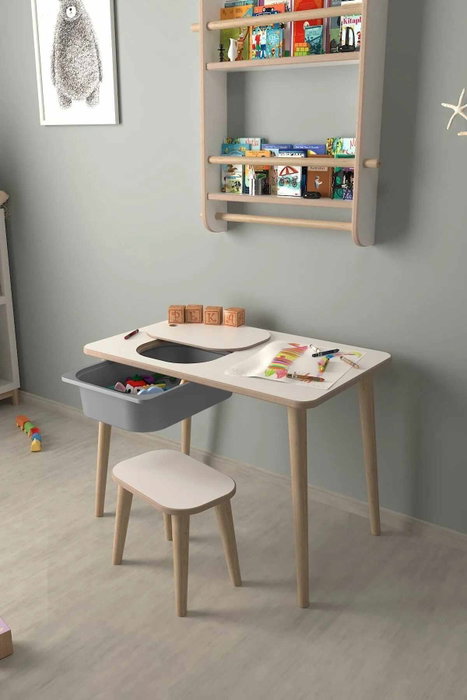 Hanah Home Mesa de Actividades Blanca